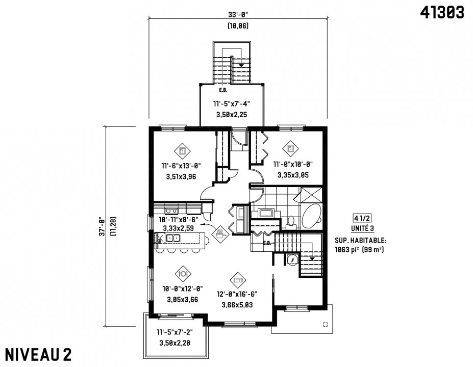Plan 41303