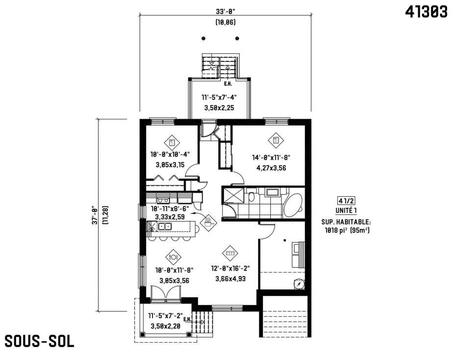 Plan 41303